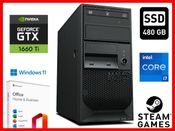 Intel Core E3-1245 V5 (i7-6700) 4core / 8 giju 3.90GHz - GTX 1660 Ti 6GB - 16GB RAM - 480GB SSD - ATX Desktop PC Computer Zaidimu PC gaming PC zaidimams