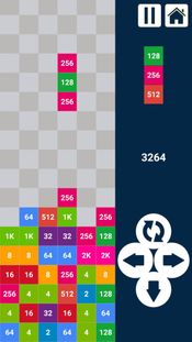 Columns 2048: Match 3 Numbers