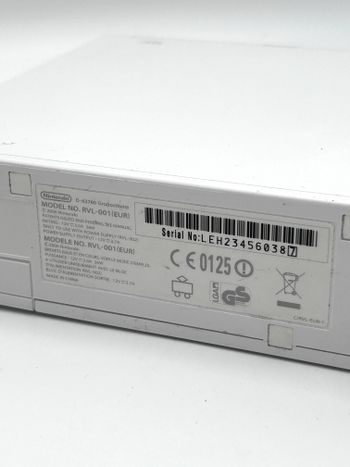 Nintendo Wii RVL-001 Žaidimų Konsolės Pilnas Baltas Rinkinys