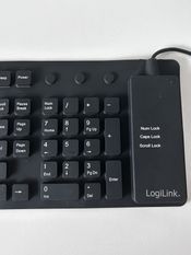 Logilink Lanksti Vandeniui Atspari USB Klaviatūra 