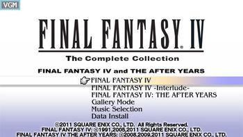 Final Fantasy IV: The Complete Collection PSP