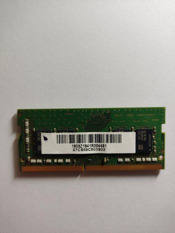 Memoria Ram SODIMM Samsung DDR4 8GB 2666V 1Rx8 M471A1K43DB1-CTD