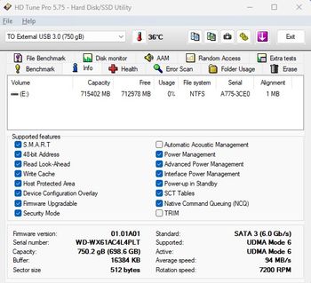 Buy Mires Wd black WD7500BPKX 750 GB kietasis diskas dalims