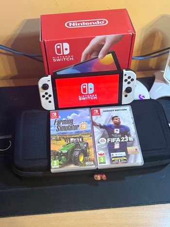 Nintendo Switch OLED, White, 64GB