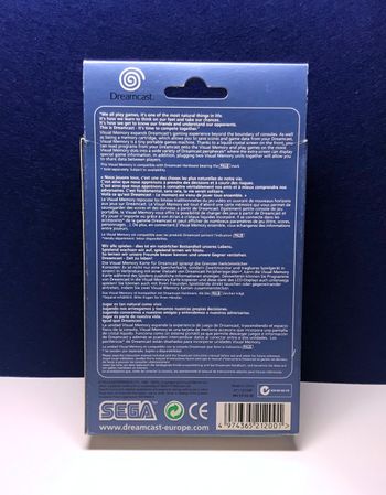 Visual Memory card Dreamcast NUEVA EN CAJA oficial original DC Sega