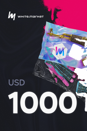 WhiteMarket Wallet Card 1000 USD Key GLOBAL