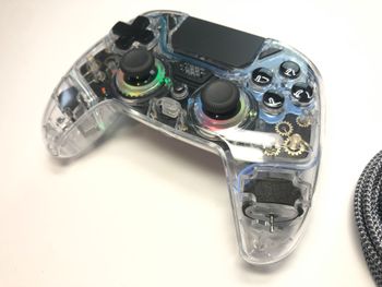 Deltaco Gaming GAM-169-T Transparent Wireless Controller PS4, PC, Android, iOS