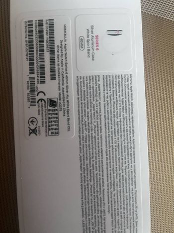 Apple Watch Series 6 GPS Silver for sale