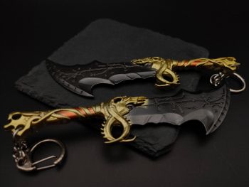 God Of War Blades Of Chaos pakabukai su stovu
