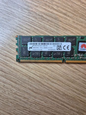 Micron 16GB 2Rx4 PC3L-12800R ECC Server RAM MT36KSF2G72PZ-1G6E1HE Huawei