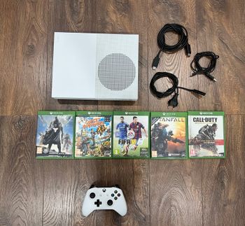 Xbox One S, White, 1TB/5 žaidimai