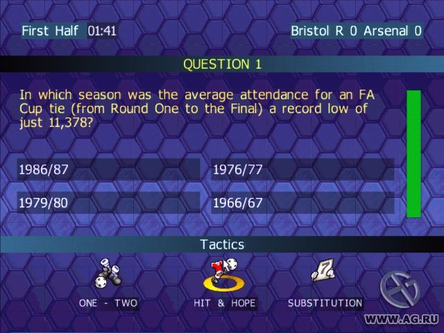 Championship Manager Quiz PlayStation