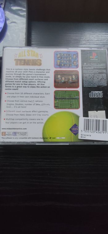 All Star Tennis '99 PlayStation