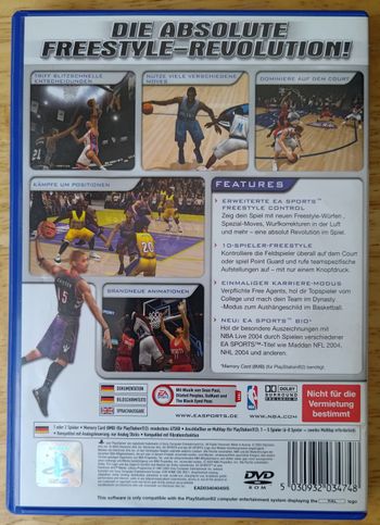 NBA Live 2004 PlayStation 2