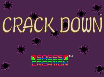 Crack Down SEGA Mega Drive