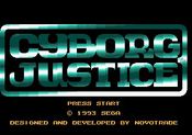 Cyborg Justice SEGA Mega Drive for sale