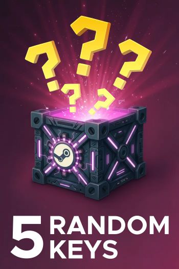 5 Random Steam keys - RED - Steam Key GLOBAL