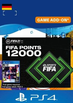 FIFA 21 - 12000 FUT Points (PS4) PSN Key GERMANY