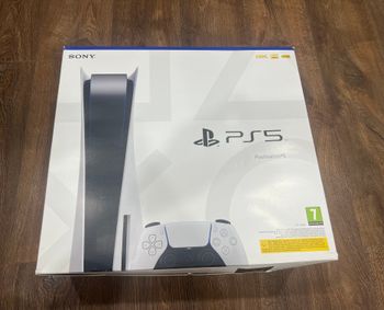 PlayStation 5, Black & White, 825GB/Garantija/2 pulteliai