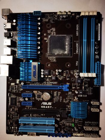 Asus M5A97 AMD 970 ATX DDR3 AM3+ 2 x PCI-E x16 Slots Motherboard