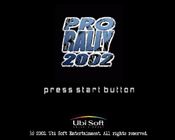 Pro Rally 2002 PlayStation 2
