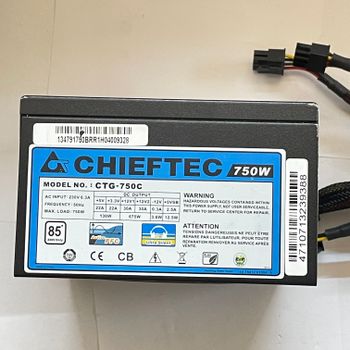 CHIEFTEC CTG-750C 750W CPU 1x8 PSU maitinimo blokas PC Power supply maitekas maitblokis