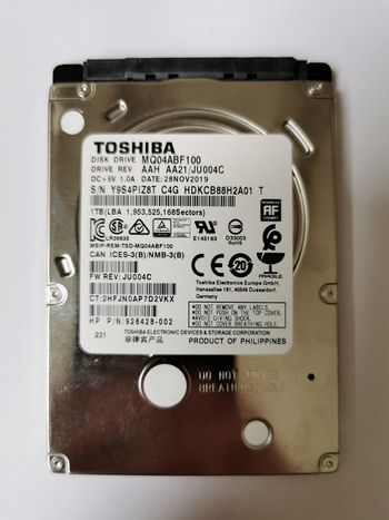 HDD TOSHIBA MQ04ABF100 1TB 2.5"