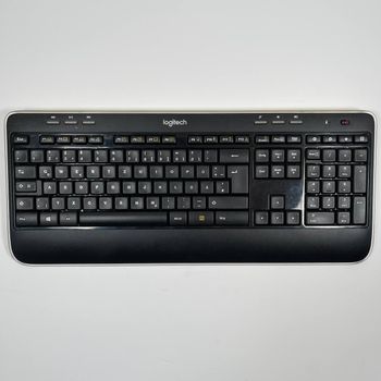 Logitech K520 Wireless Keyboard PC Mac Chrome Unifying Receiver Black