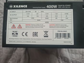 Xilence XP400R6 ATX 400 W PSU