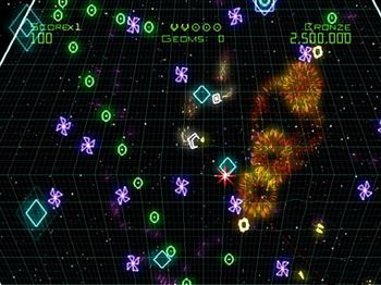 Redeem Geometry Wars: Galaxies Wii