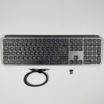 Logitech MX Keys Illuminated Wireless Keyboard with Bluetooth, USB-C - PC/Mac