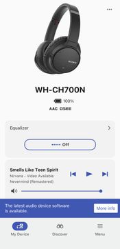 Sony WH-CH700N Bluetooth ausinės su garso slopinimo funkcija for sale