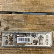 Genuine/Original for motherboard ASRock Z390 Pro4 I/O Shield backplate 13G020398050AK