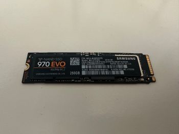 Samsung 970 Evo 250 GB NVME Storage