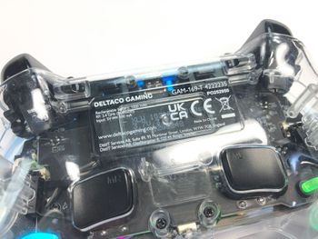 Deltaco Gaming GAM-169-T Transparent Wireless Controller PS4, PC, Android, iOS