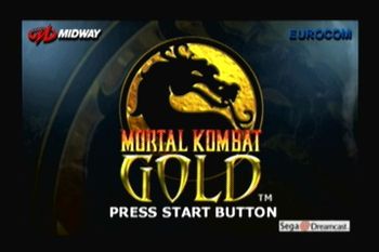 Mortal Kombat Gold Dreamcast