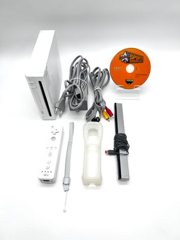 Nintendo Wii RVL-101 REGION FREE Žaidimų Konsolės Pilnas Baltas Rinkinys