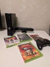 xbox 360 s su žaidimais ir kinect