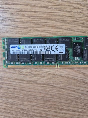 M393B2G70BH0-YH9 Samsung 16GB PC3L-10600R DDR3-1333MHz ECC 2Rx4 Memory