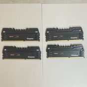 32GB Kit (4x 8GB) DDR3 Kingston HyperX Beast 2400MHz CL11 1.65v HX324C11T3K2/16 RAM Operatyvioji atmintis PC atmintis Gaming Ramas stick kompiuterio