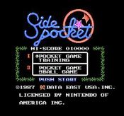Side Pocket (1986) SEGA Mega Drive