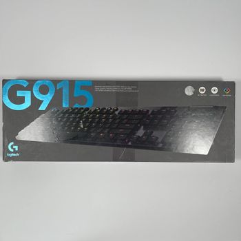 Logitech G915 LIGHTSPEED RGB Mechanical Gaming Keyboard, Low Profile Switches