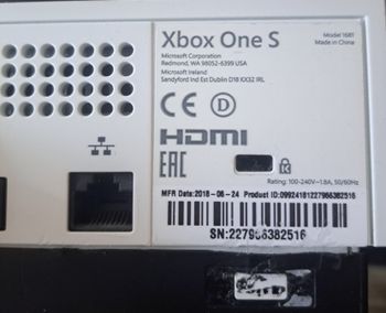 Xbox One S, White, 1TB for sale