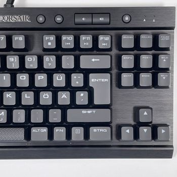 CORSAIR K63 Compact Mechanical Gaming Keyboard - Linear & Quiet - Cherry MX Red for sale