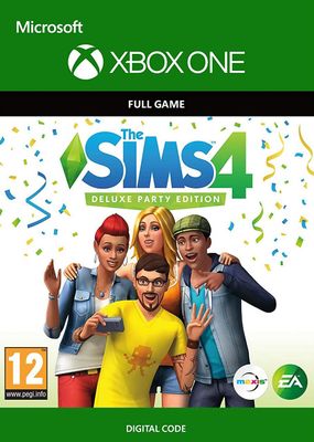 The Sims 4: Deluxe Party Edition (Xbox One) cover