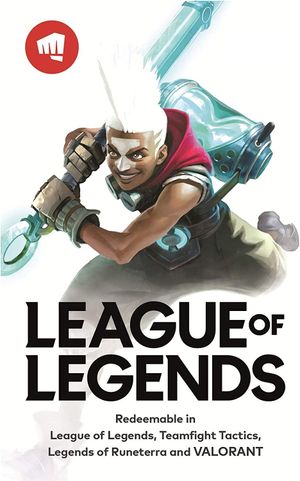 League of Legends Gift Card - 6500 RP - Riot Key EU WEST server only