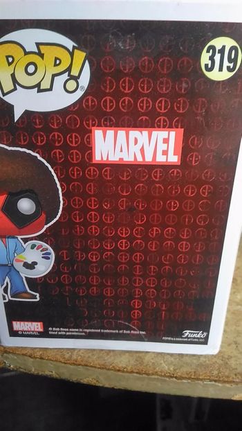 Funko Pop - Deadpool as Bob Ross