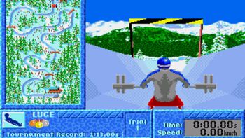 Winter Challenge SEGA Mega Drive
