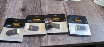  Antpirščiai žaidimams su telefonu (PubG) 4poros (8vnt)+dėžutė 