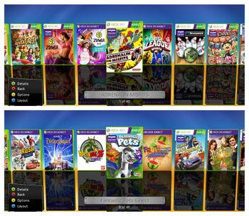 220 žaidimų 1000GB (1TB) Xbox 360 RGH3 - KINECT + 2 pultai